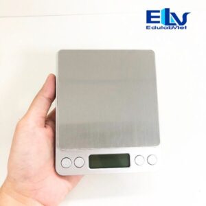Cân điện tử 500g 0.01g I-2000 chính xác cao – Đĩa inox, nhiều đơn vị cân