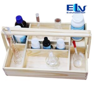 Khay Dụng Cụ Và Hóa Chất Bằng Gỗ 7 Ngăn