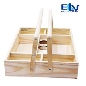 Khay Dụng Cụ Và Hóa Chất Bằng Gỗ 7 Ngăn