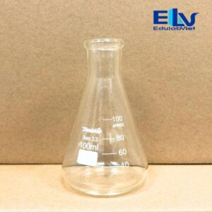 Bình tam giác 100ml thủy tinh trung tính chịu nhiệt