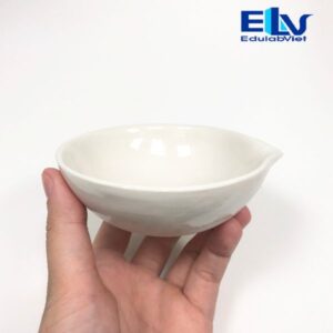 Bát sứ men trắng có miệng rót 90mm – bát sứ thí nghiệm chịu nhiệt