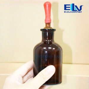 Lọ thủy tinh nâu miệng hẹp 125ml kèm ống hút nhỏ giọt – thủy tinh không bọt