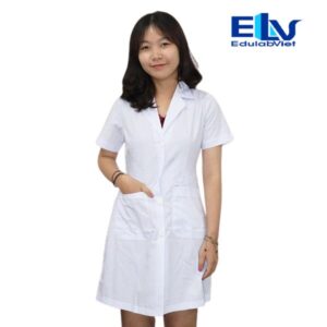 Áo Blouse Nữ Tay Ngắn Có Eo