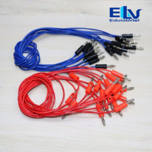 Dây nối thí nghiệm vật lý | Bộ 20 dây jack bắp chuối 4mm