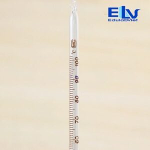 Nhiệt Kế Lỏng 0–100°C Thủy Tinh Không Bọt | Dụng Cụ Phòng Thí Nghiệm
