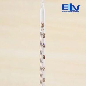 Nhiệt Kế Lỏng 0–100°C Thủy Tinh Không Bọt | Dụng Cụ Phòng Thí Nghiệm