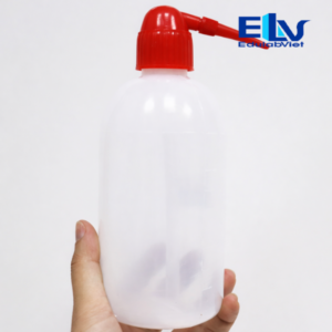 Bình Xịt Tia Nước 500ml Vòi Ngang Nắp Đỏ – Bình Tia Nhựa Đa Năng Phòng Thí Nghiệm, Y Tế
