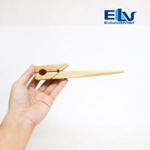 Kẹp Ống Nghiệm Bằng Gỗ 20cm – Kẹp Lò Xo Dùng Cho Ống 16–24mm