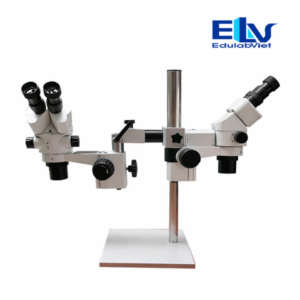 Kính Hiển Vi Nhận Hột GH813-D 2 Mắt Zoom 7–45X Đèn LED 56 Bóng