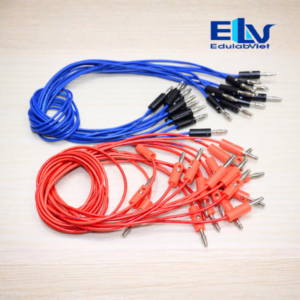 Bộ dây nối thí nghiệm 20 sợi jack bắp chuối 4mm dài 50cm