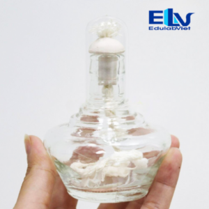 Đèn cồn thủy tinh 175ml có nắp thủy tinh – Dụng cụ gia nhiệt phòng thí nghiệm
