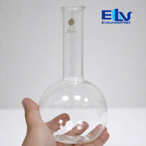 Bình cầu đáy bằng 250ml – Bình cầu thủy tinh không nhánh dùng cho phòng thí nghiệm