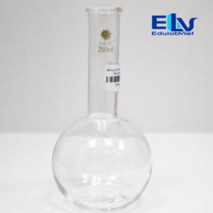 Bình cầu đáy bằng 250ml – Bình cầu thủy tinh không nhánh dùng cho phòng thí nghiệm